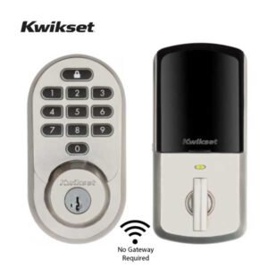 Kwikset Halo 938 WiFi Smart Lock – Electronic Deadbolt, Satin Nickel