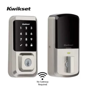 Kwikset Halo 939 WiFi Smart Lock – Touchscreen Deadbolt, Satin Nickel